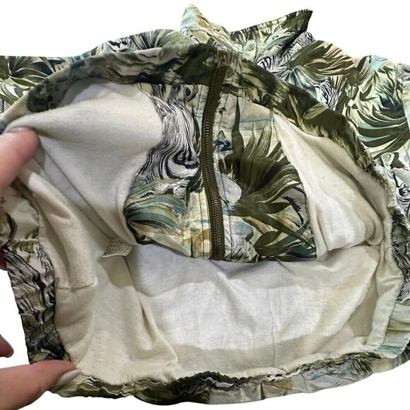 VTG EVR 90s Y2K Satin Jungle Safari Lightweight Windbreaker Jacket Women Size PS - Picture 16 of 16